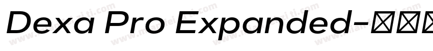 Dexa Pro Expanded字体转换